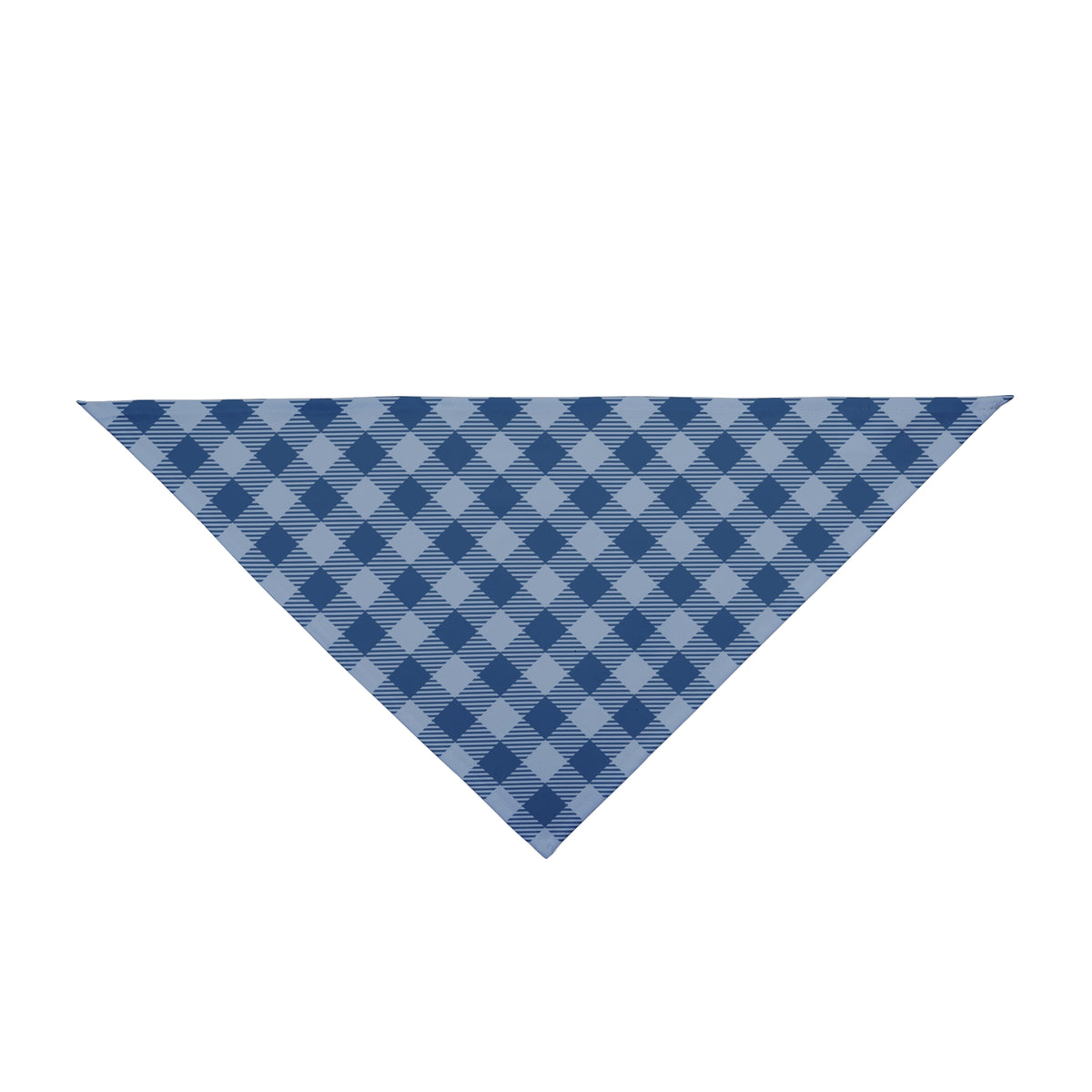 Blue Plaid Pet Bandana