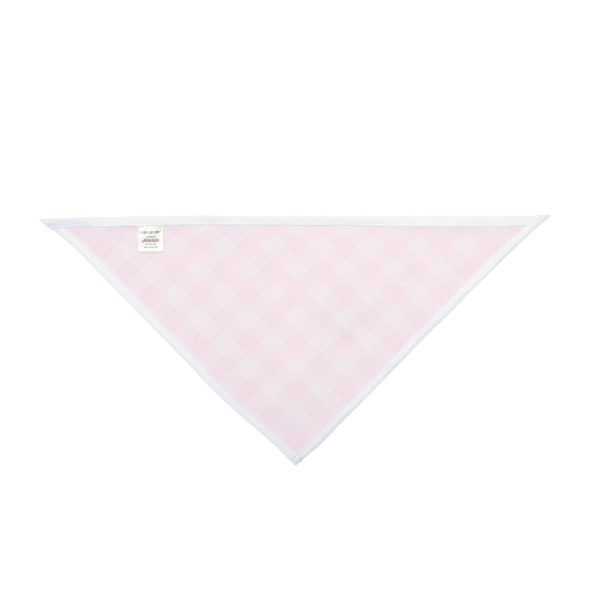 Pink Plaid Pet Bandana