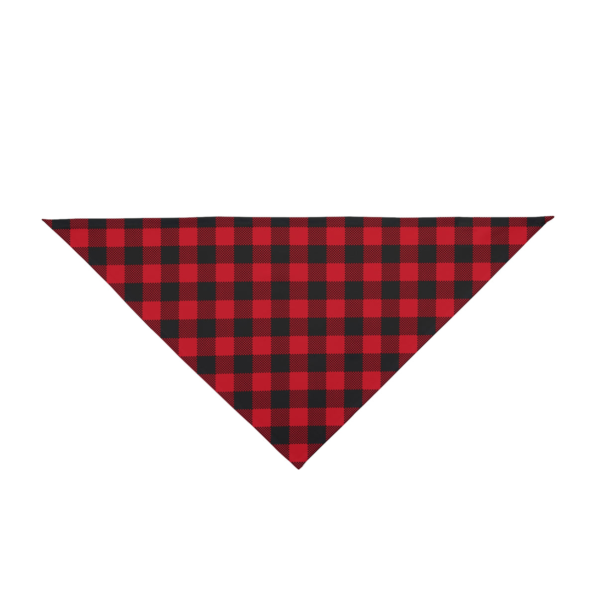 Red Plaid Pet Bandana