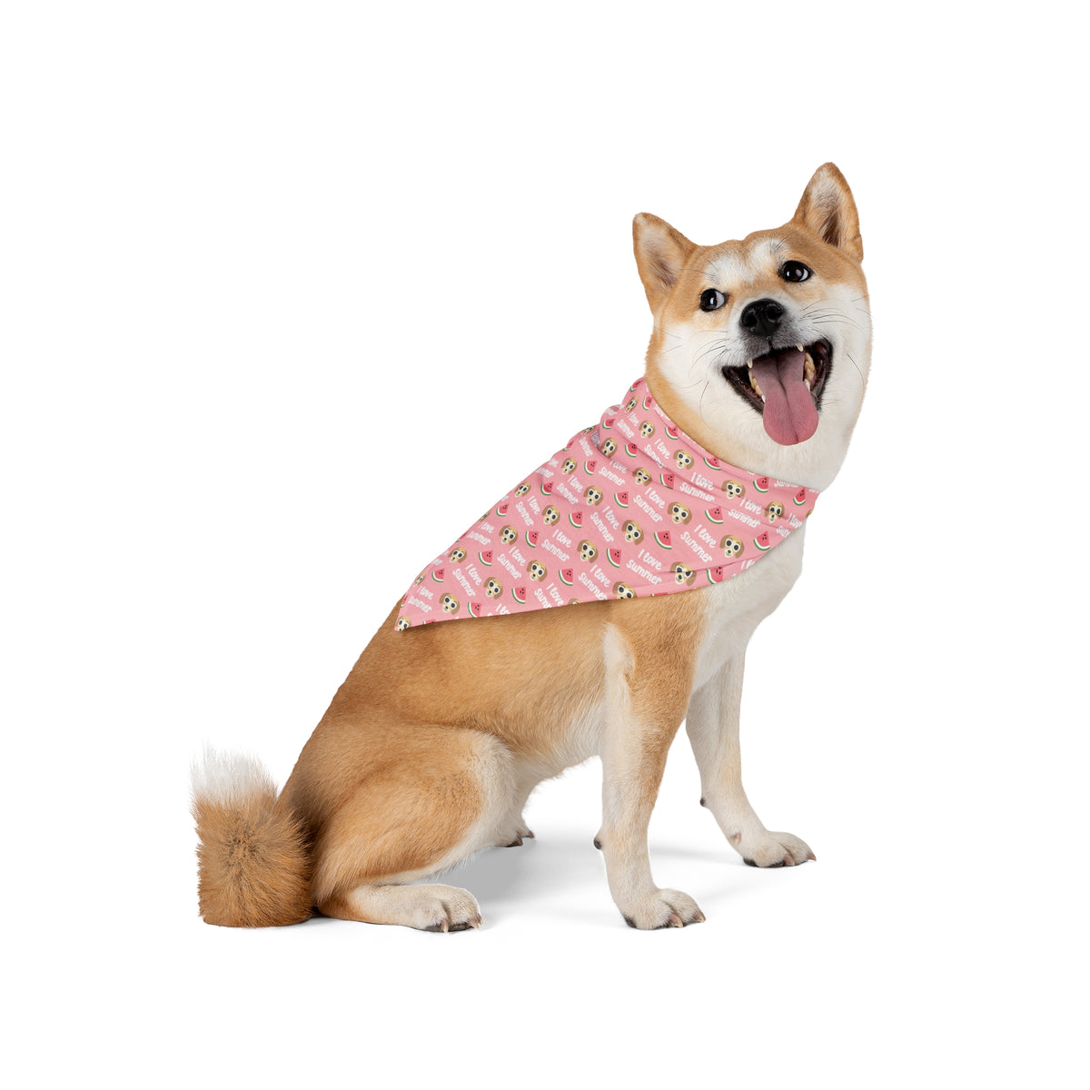 I Love Summer Pet Bandana