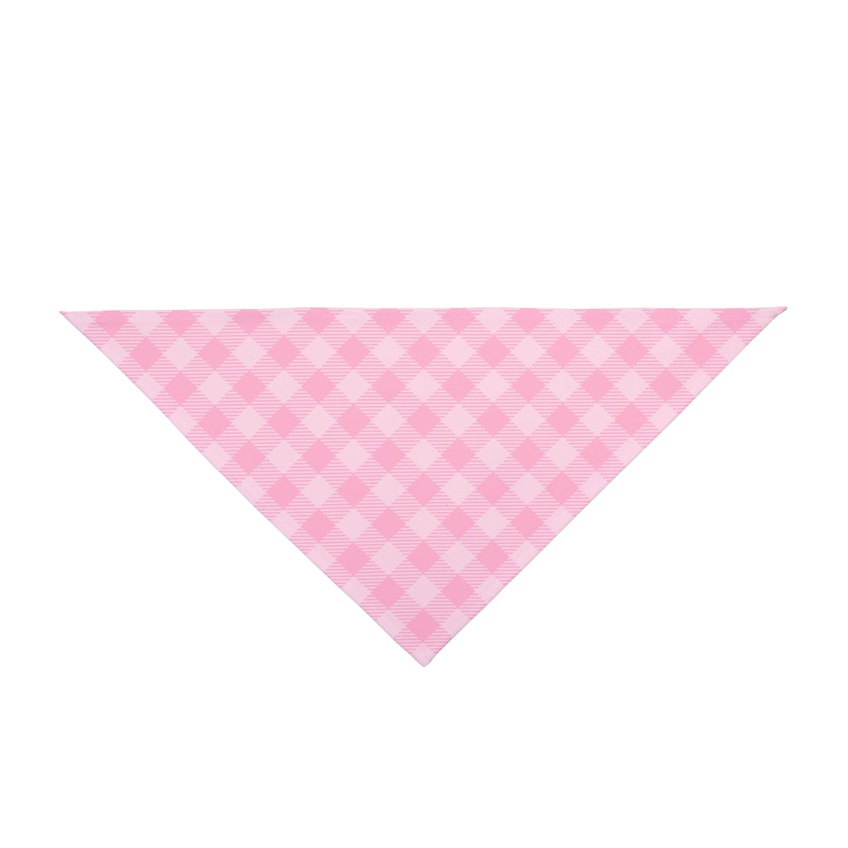 Pink Plaid Pet Bandana