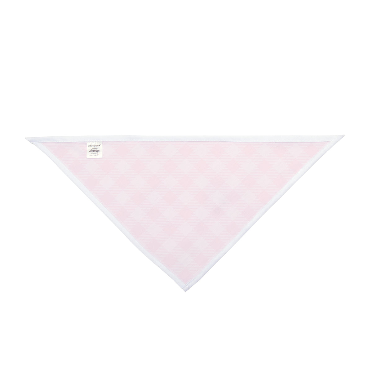 Pink Plaid Pet Bandana